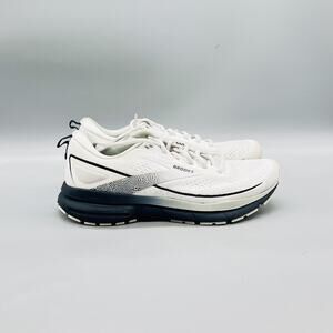 Brooks Shoes Womens 8 White Mesh Trace 3 Road Running Athletic Sneakers Comfort